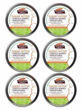 PALMER’S COCOA BUTTER FORMULA TUMMY BUTTER FOR STRETCH MARKS 125G X6 - BRAND NEW